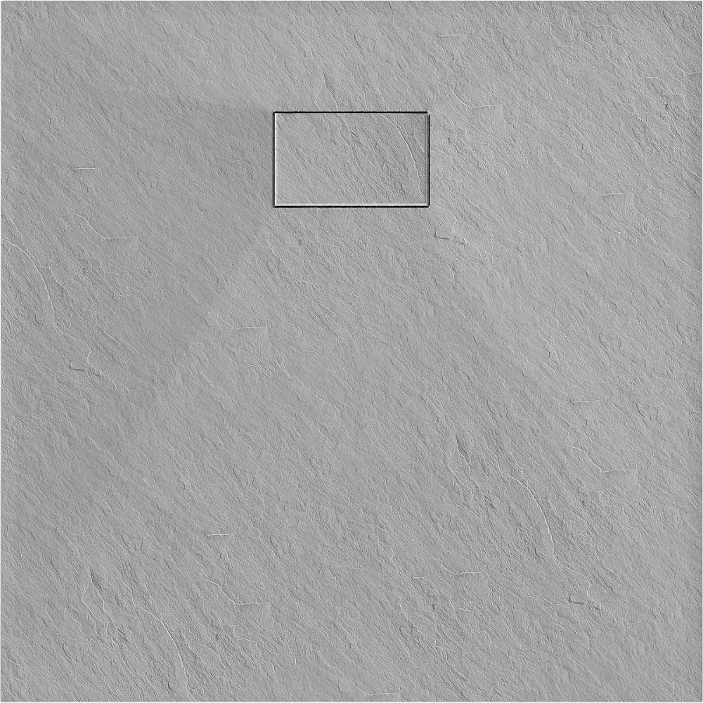 Mexen Hugo Firkantet Smc-dusjbrett 90x90 Cm Grå