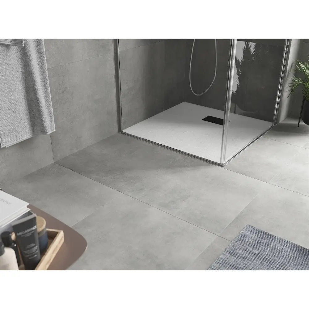 Mexen Hugo Firkantet Smc-dusjbrett 90x90 Cm Hvit med Sort Deksel - 42109090-b