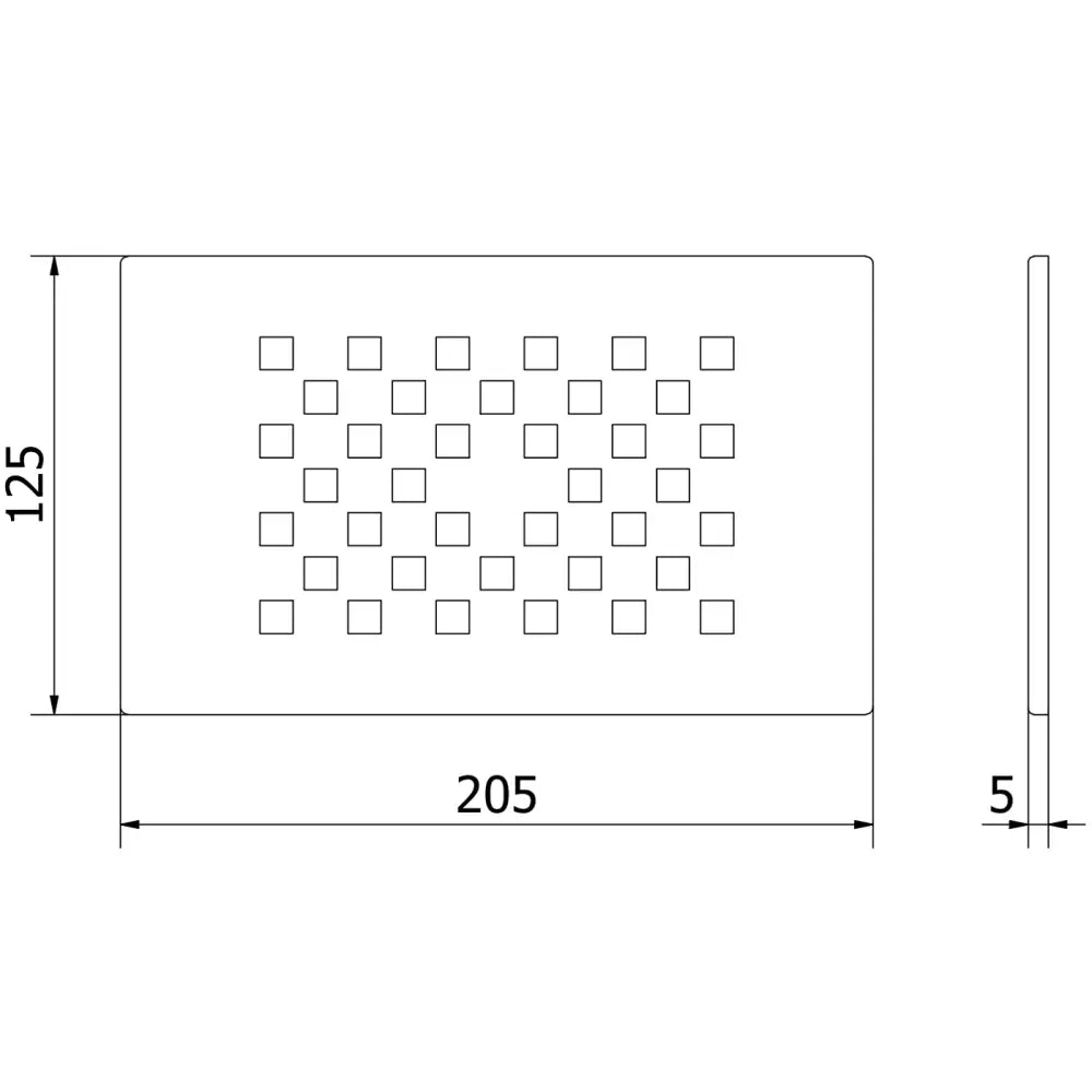 Mexen Hugo Frontpanel til Dusjkar Hvit