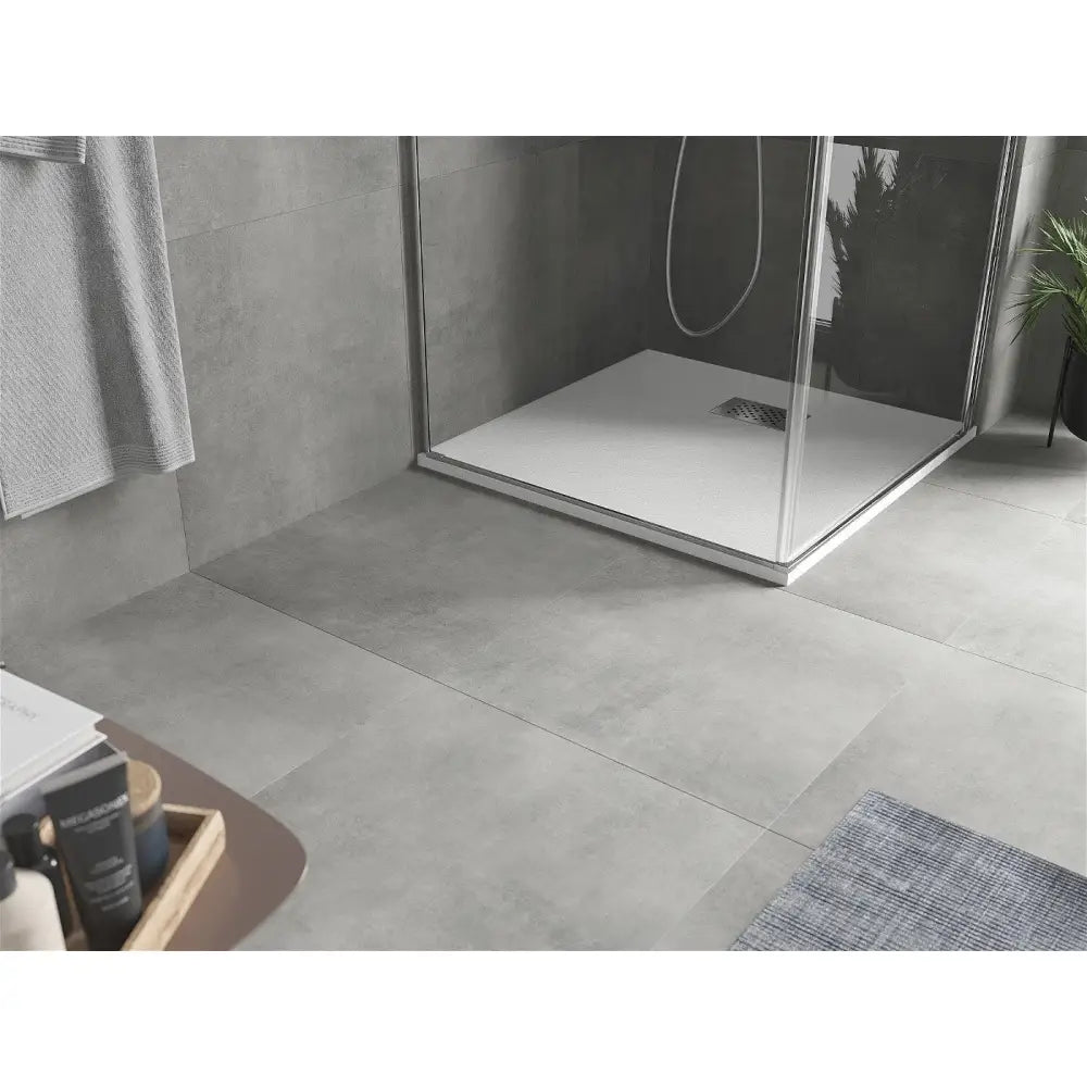 Mexen Hugo Kvadratisk Smc Dusjbrett 70x70 Cm Hvitt Inox Deksel - 42107070-x