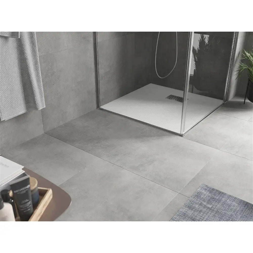 Mexen Hugo Kvadratisk Smc Dusjbrett 70x70 Cm Hvitt Inox Deksel - 42107070-x