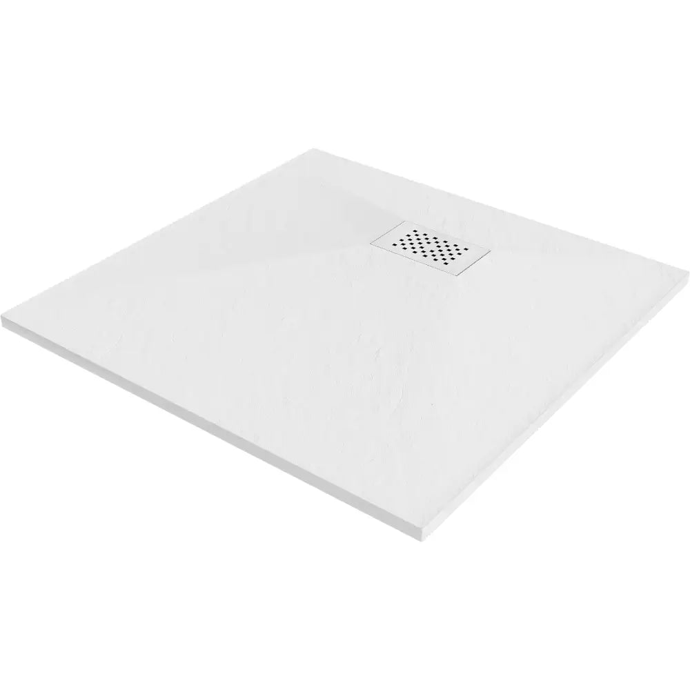 Mexen Hugo Kvadratisk Smc Dusjbrett 80x80 Cm Hvit med Hvit Deksel - 42108080-w