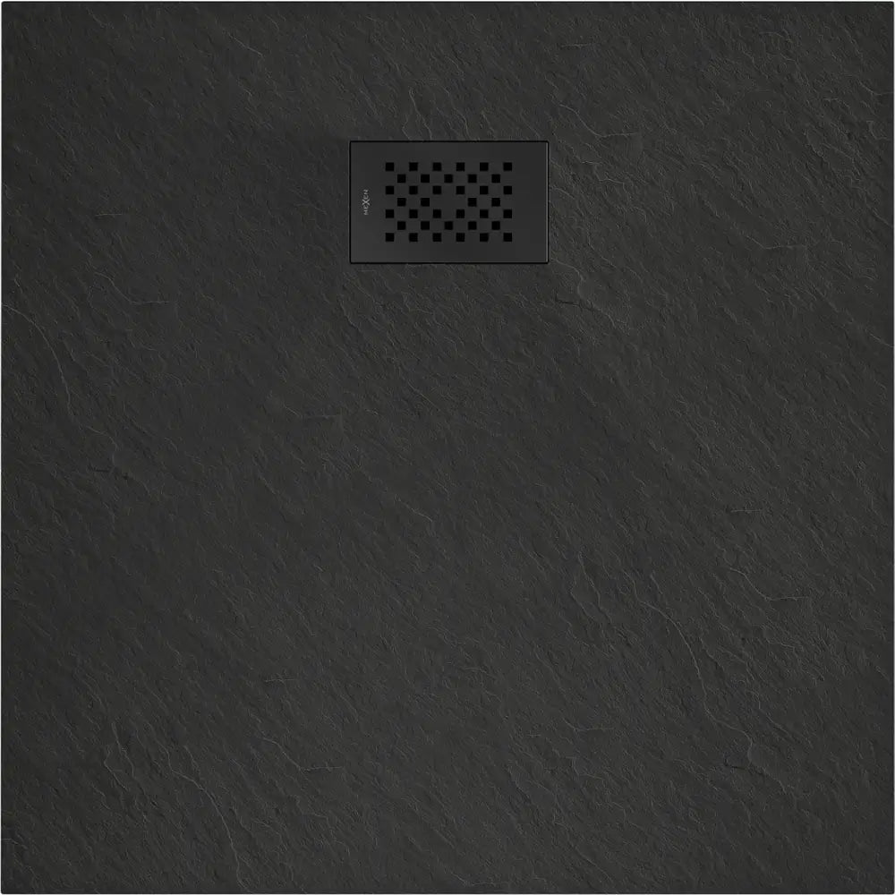Mexen Hugo Kvadratisk Smc-dusjbunn 80x80 Cm Svart med Svart Deksel - 42708080-b