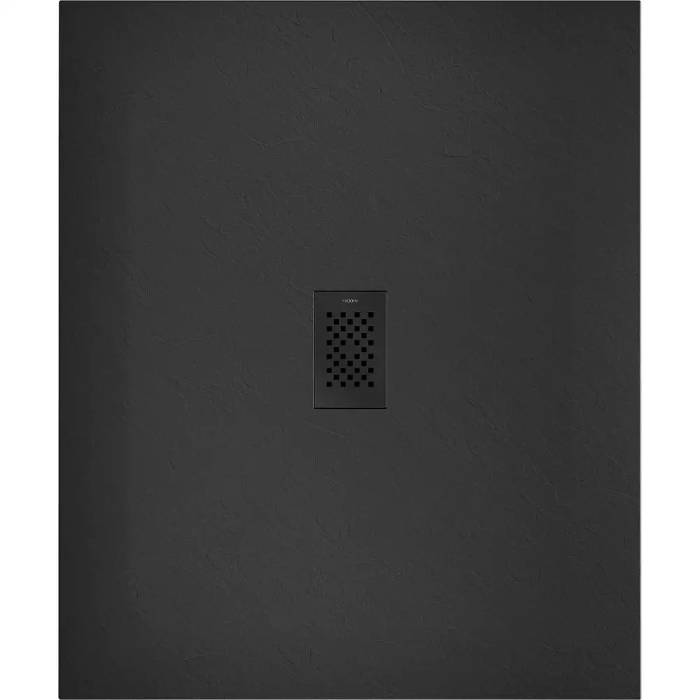 Mexen Hugo Rektangulær Smc Dusjbunn 120x100 Cm Svart med Svart Deksel - 42701012-b