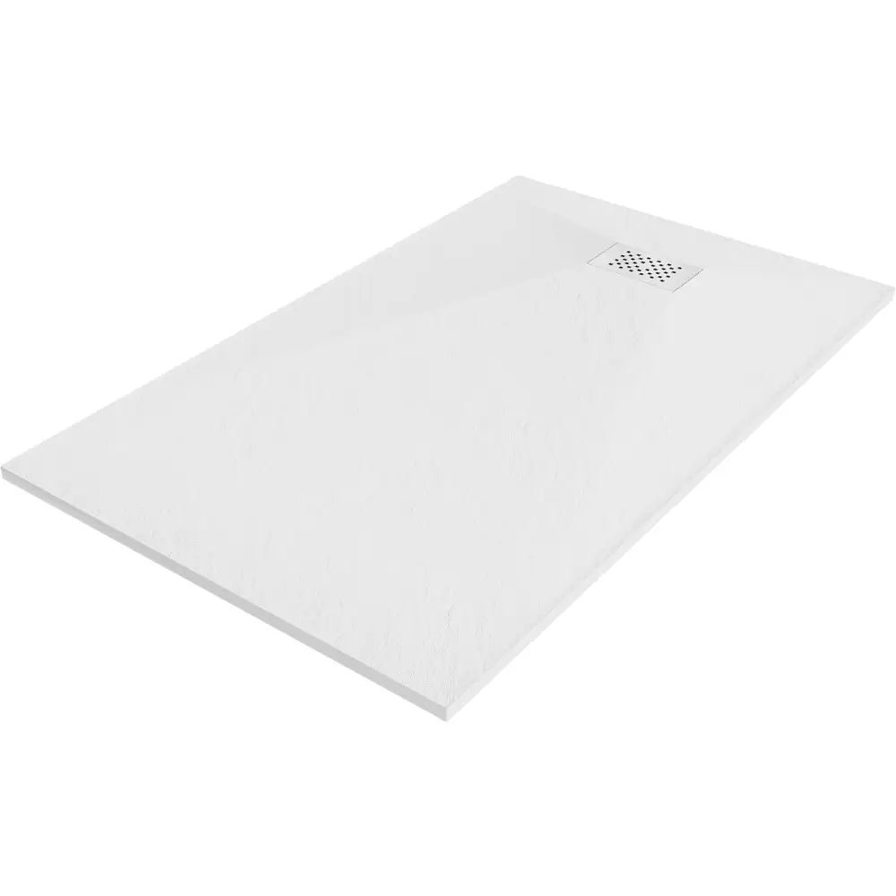 Mexen Hugo Rektangulær Smc Dusjbunn 150x70 Cm Hvit med Hvit Deksel - 42107015-w