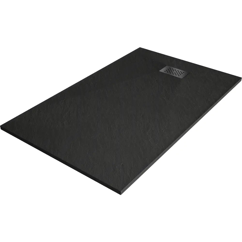 Mexen Hugo Rektangulær Smc Dusjbunn 150x70 Cm Svart med Svart Deksel - 42707015-b
