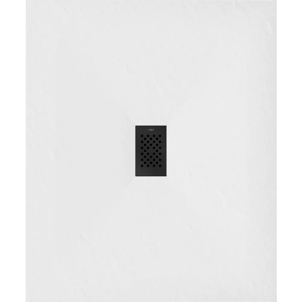 Mexen Hugo Rektangulært Dusjbrett Smc 140x100 Cm Hvitt med Sort Deksel - 42101014-b