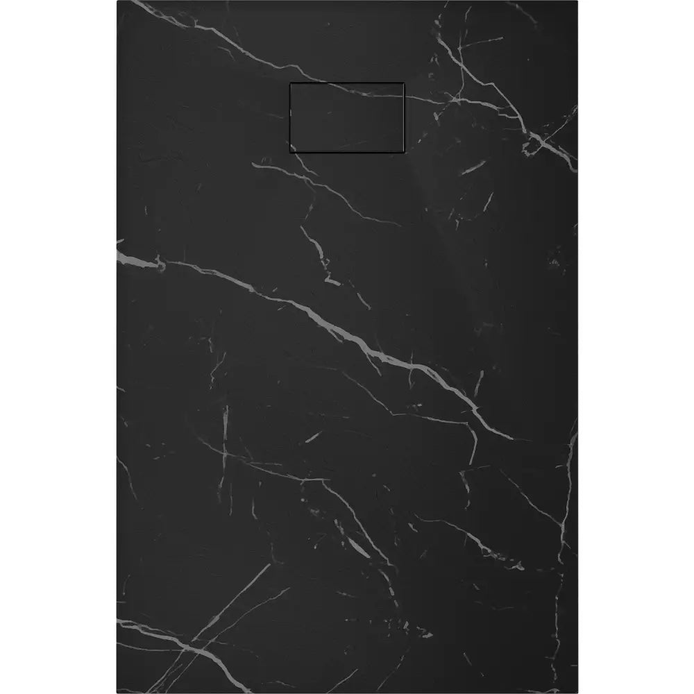Mexen Hugo Rektangulært Smc-dusjbrett 120x80 Cm Svart Stein