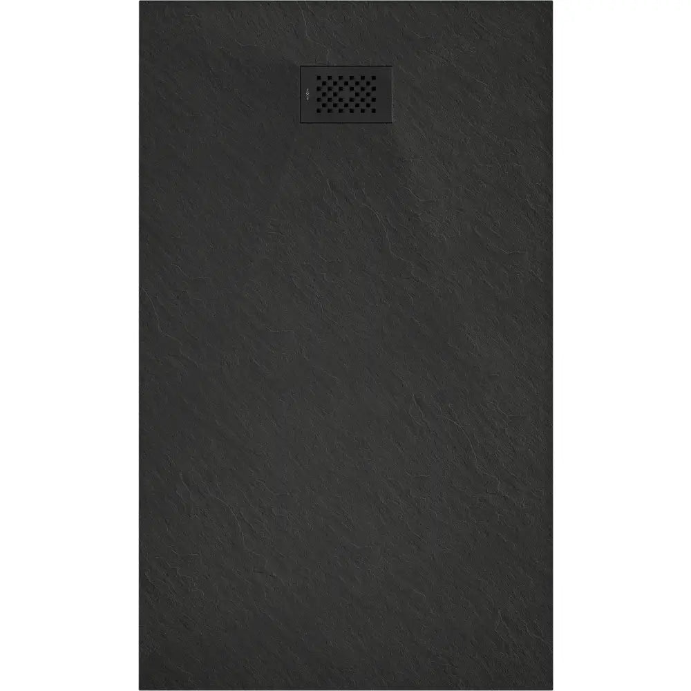 Mexen Hugo Rektangulært Smc-dusjbrett 160x70 Cm Svart med Svart Deksel - 42707016-b