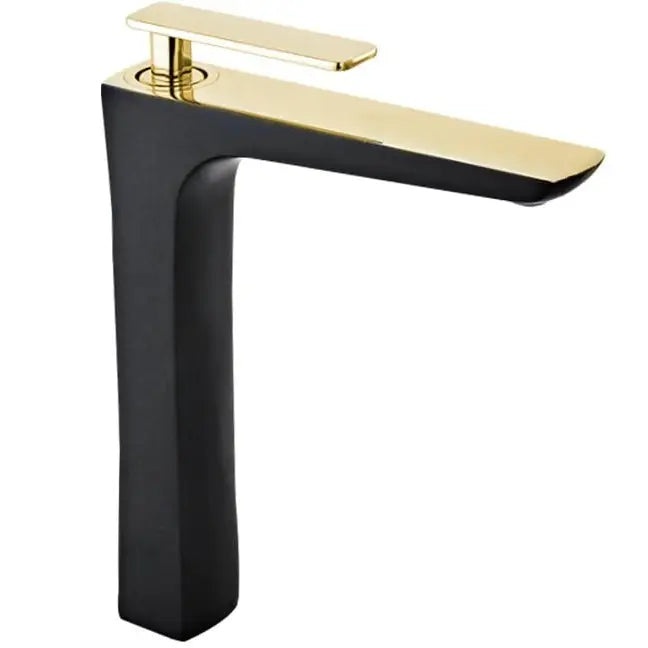 Mexen Indus Høy Servantbatteri Svart/gull - 744610