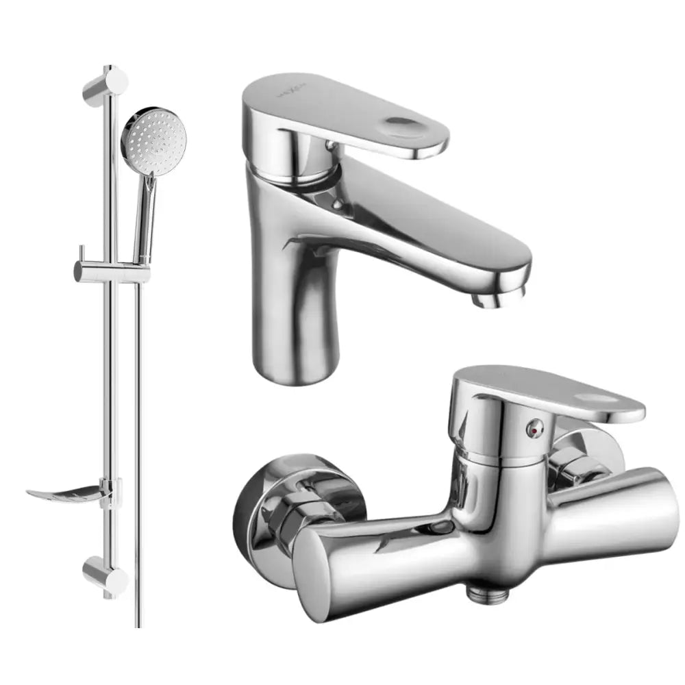 Mexen Kama Df75 Dusjsett Krom - 72504df75