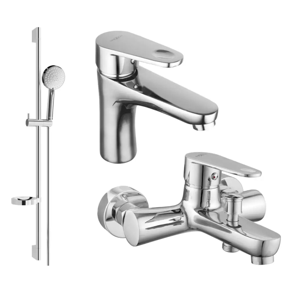 Mexen Kama Ds75 Badekarpakke Krom - 72503ds75
