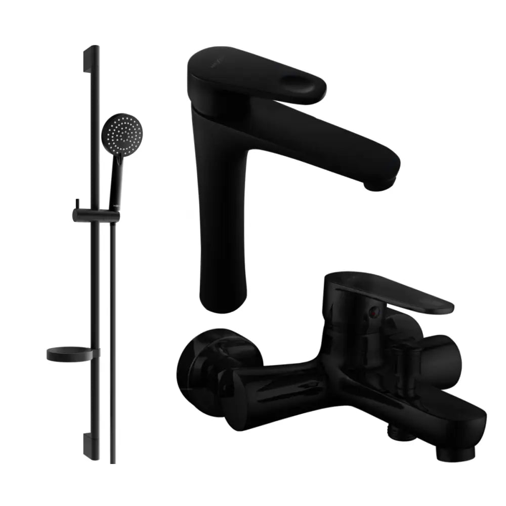 Mexen Kama Ds75 Badekarsett Svart - 72513ds75