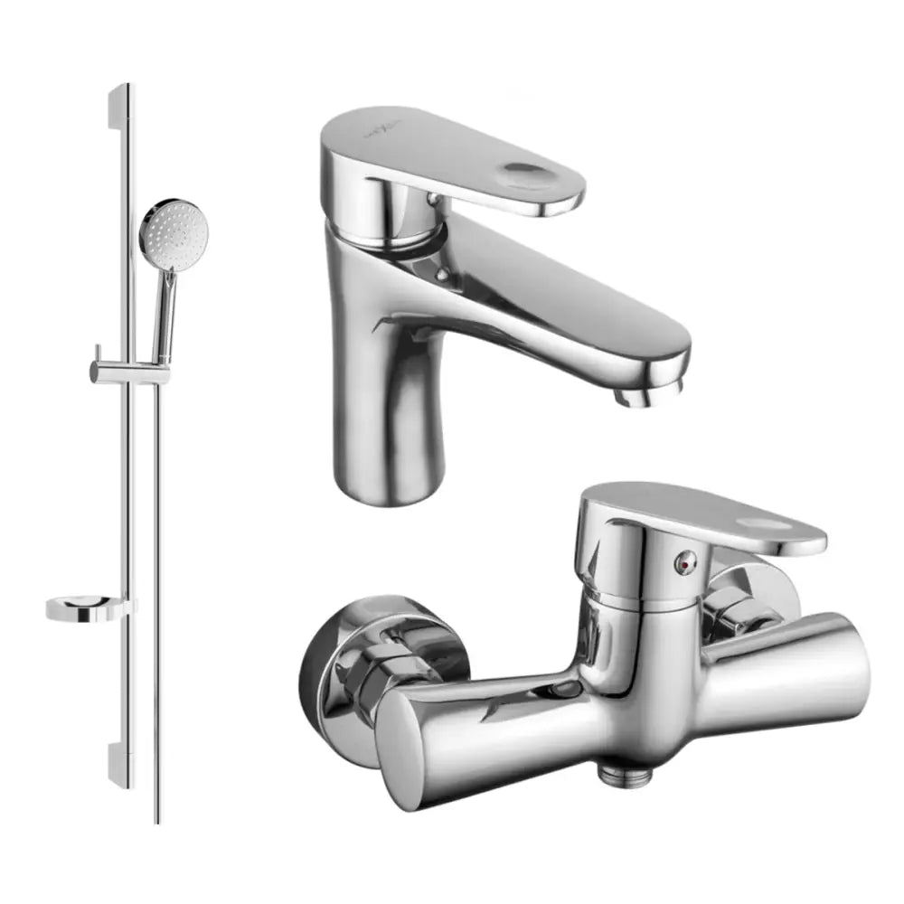 Mexen Kama Ds75 Dusjsett Krom - 72504ds75