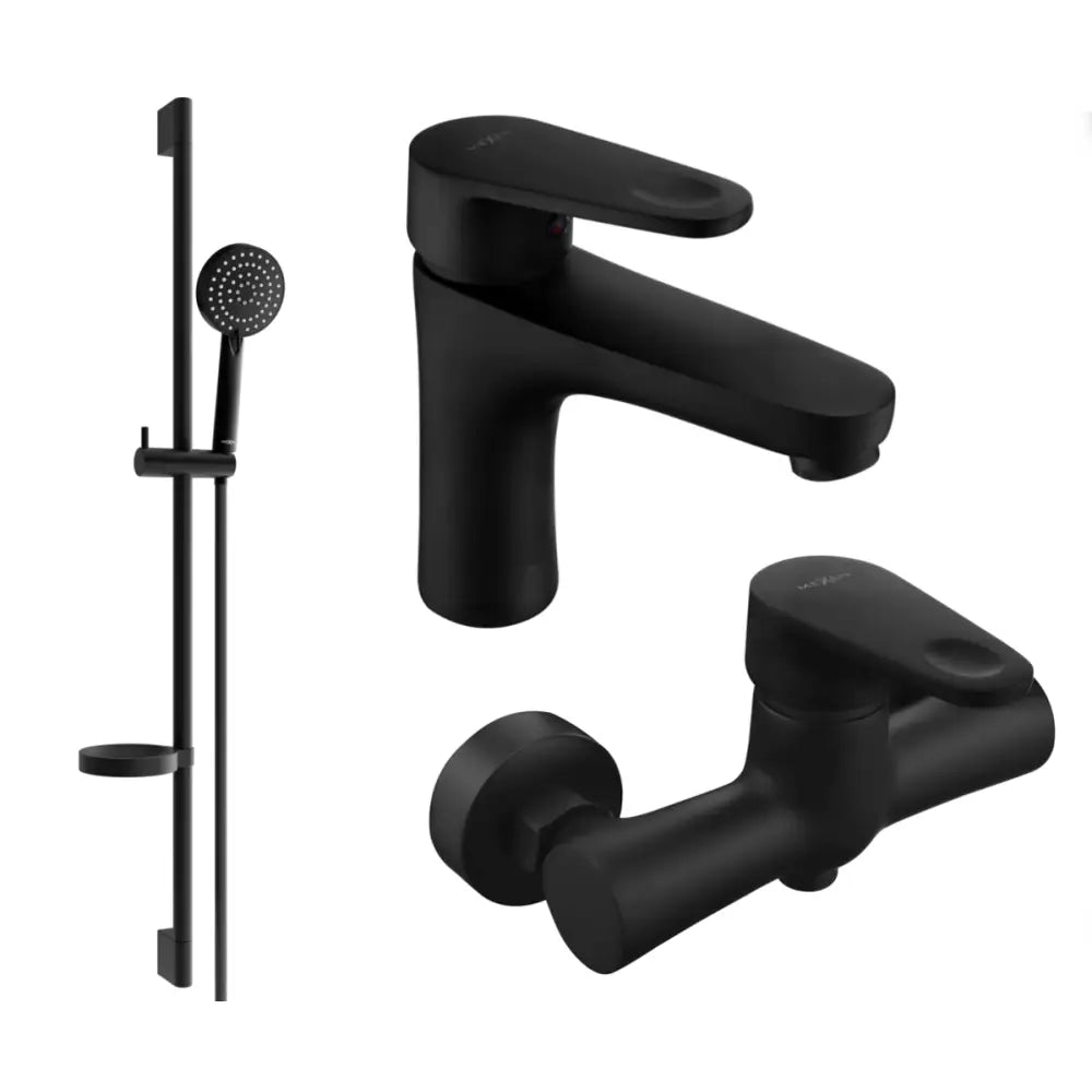 Mexen Kama Ds75 Dusjsett Svart - 72504ds75