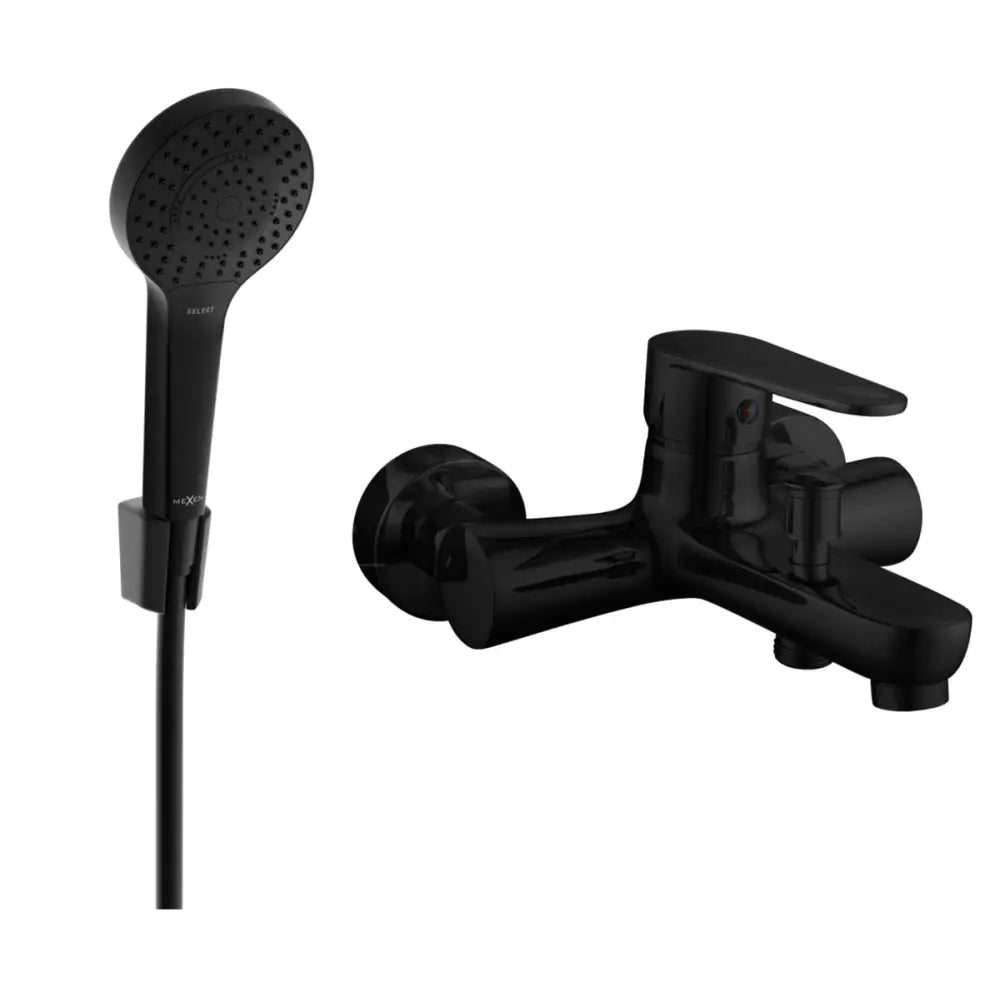 Mexen Kama R05 Badekarsbatteri med Dusjsett Sort - 7253r05-