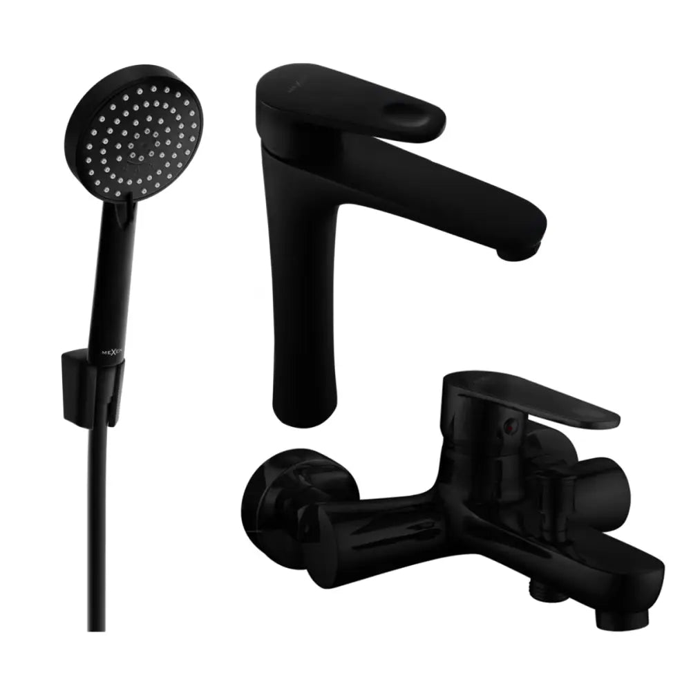 Mexen Kama R75 Badekarpakke Svart - 72513r75-