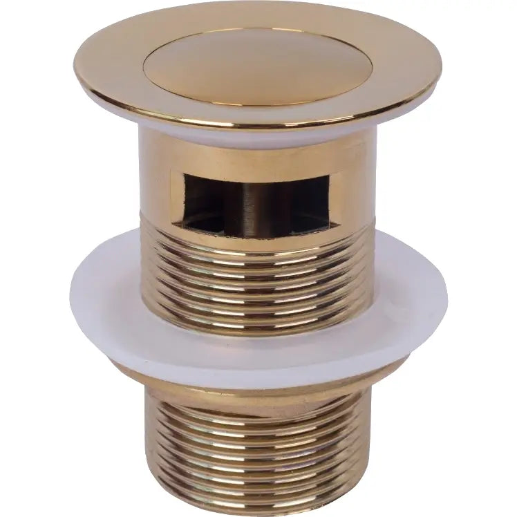 Mexen Klikk-klakk Lite Rundt Avløp med Overløp Gull - 79925