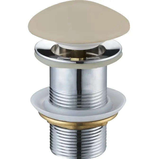 Mexen Klikk-klakk Rund Beige Keramisk Matt - 79910