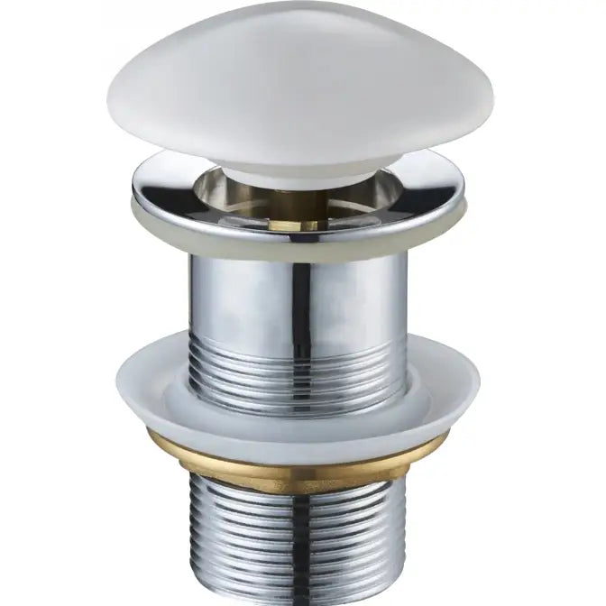 Mexen Klikk-klakk Rund Hvit Keramisk - 79910-