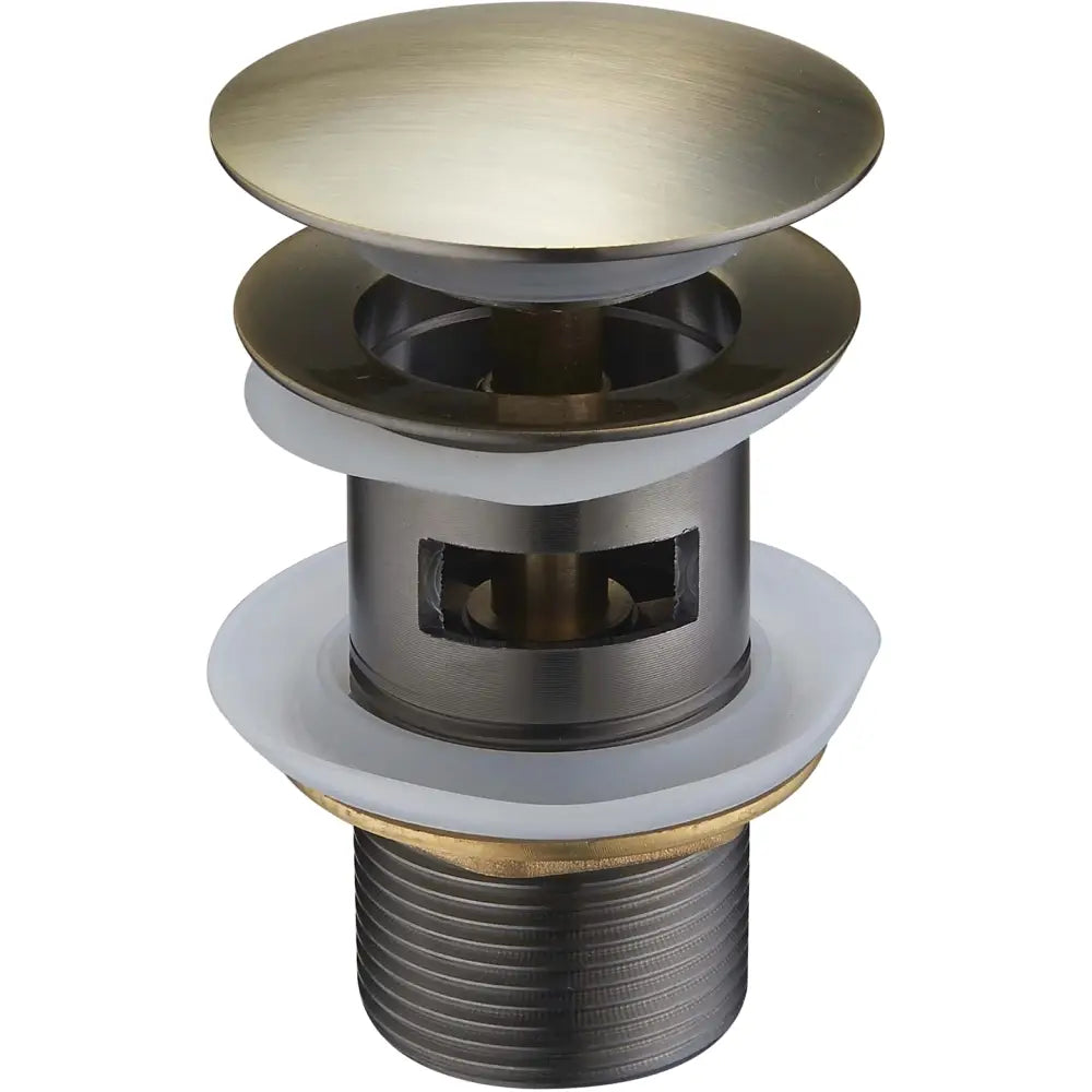 Mexen Klikk-klakk Rund Overløp Antikk Messing - 79920-