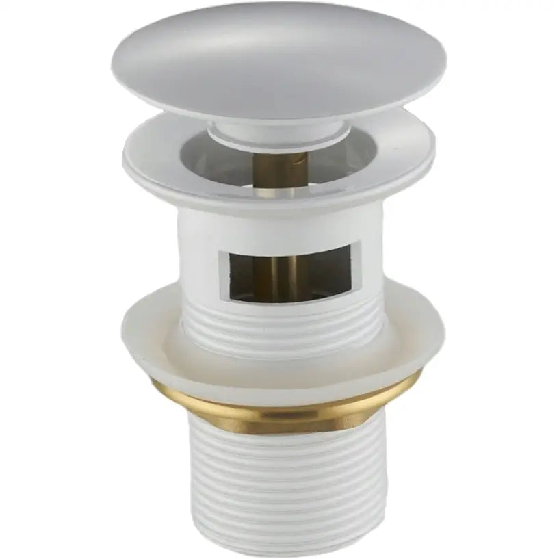 Mexen Klikk-klakk Rund Overløp Hvit - 79920