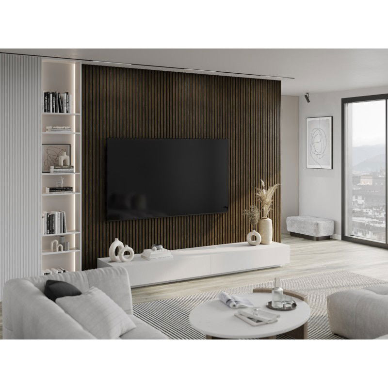 Veggplater kjøkken 275x31,5 cm Dąb Espresso Akustisk Mexen Lam – S100-275317-2812-065