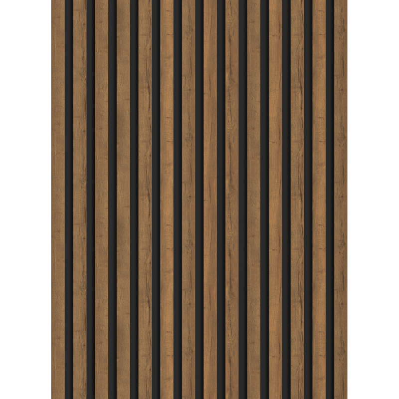 Veggplater kjøkken 275x31,5 cm Dąb Mocca akustisk Mexen Lam – S100-275317-2812-074