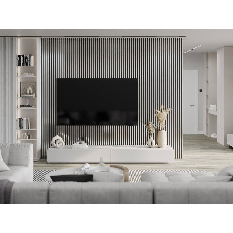 Veggplater kjøkken 275x31,5 cm sølv akustisk Mexen Lam – S100-275317-2812-056