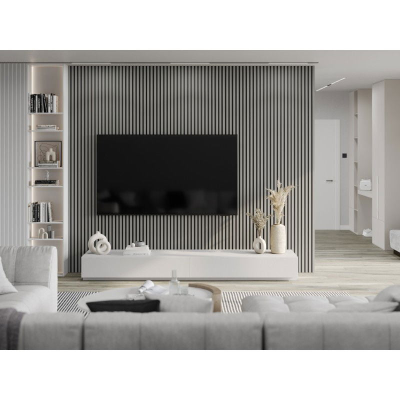 Veggplater kjøkken 275x31,5 cm grå matt Akustisk Mexen Lam – S100-275317-2812-052