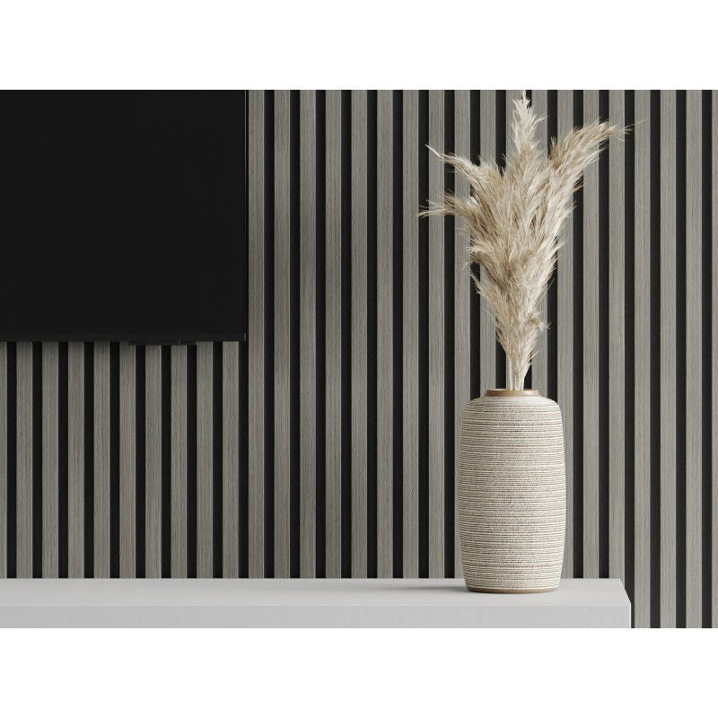 Veggplater kjøkken 275 x 30 cm grå eik Akustisk Mexen Lam – S105-275307-3015-008