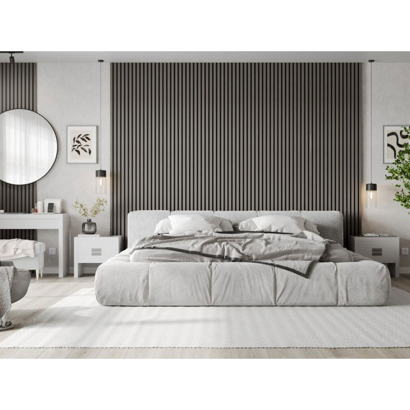 Veggplater kjøkken 275 x 30 cm grå eik, akustisk, Mexen Lam – S105-275307-3015-006