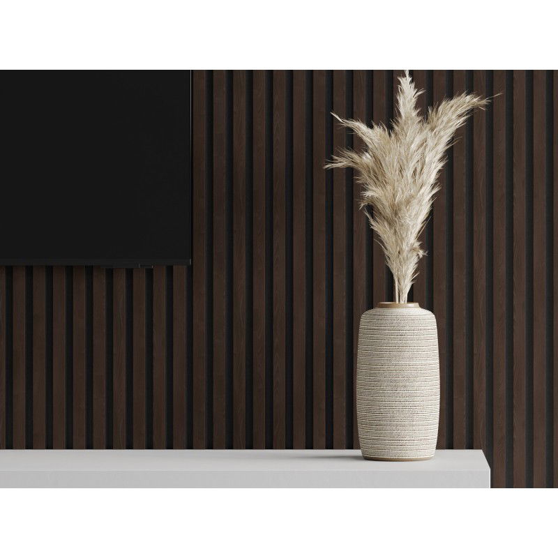 Veggplater kjøkken 275 x 30 cm heban brun Akustisk Mexen Lam – S105-275307-3015-022