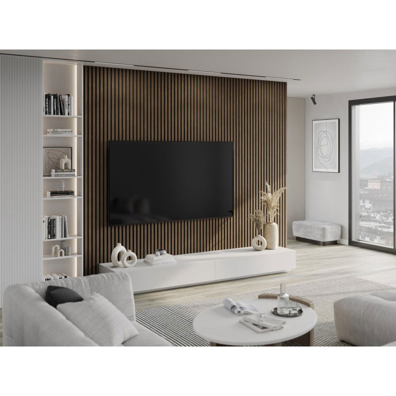 Veggplater kjøkken 275 x 30 cm valnøtt kakao Akustisk Mexen Lam – S105-275307-3015-018