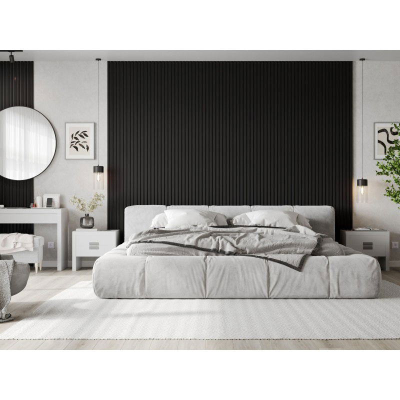 Veggplater kjøkken 275x31,5 cm svart høyglans akustisk Mexen Lam – S105-275317-2812-055