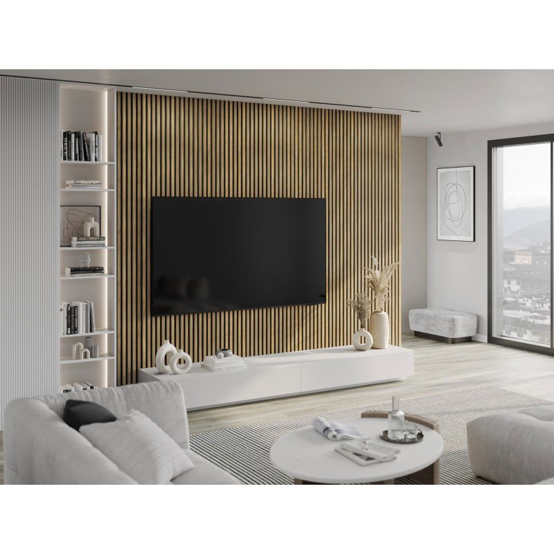 Veggplater kjøkken 275x31,5 cm honning eik Akustisk Mexen Lam – S105-275317-2812-066