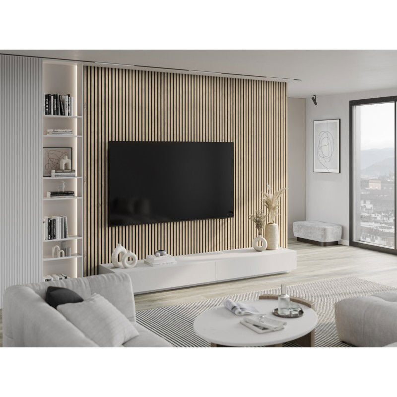 Veggplater kjøkken 275x31,5 cm perleeik Akustisk Mexen Lam – S105-275317-2812-058