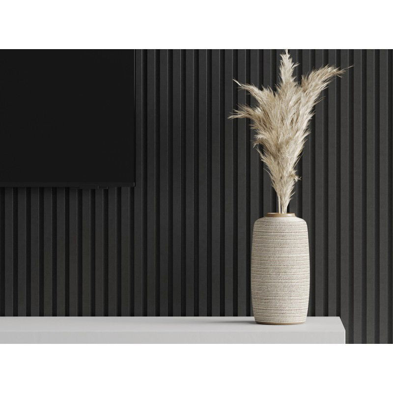 Veggplater kjøkken 275x31,5 cm svart akustisk Mexen Lam – S105-275317-2812-069