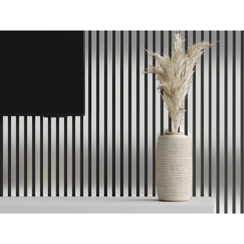 Veggplater kjøkken 275x31,5 cm sølv akustisk Mexen Lam – S105-275317-2812-056