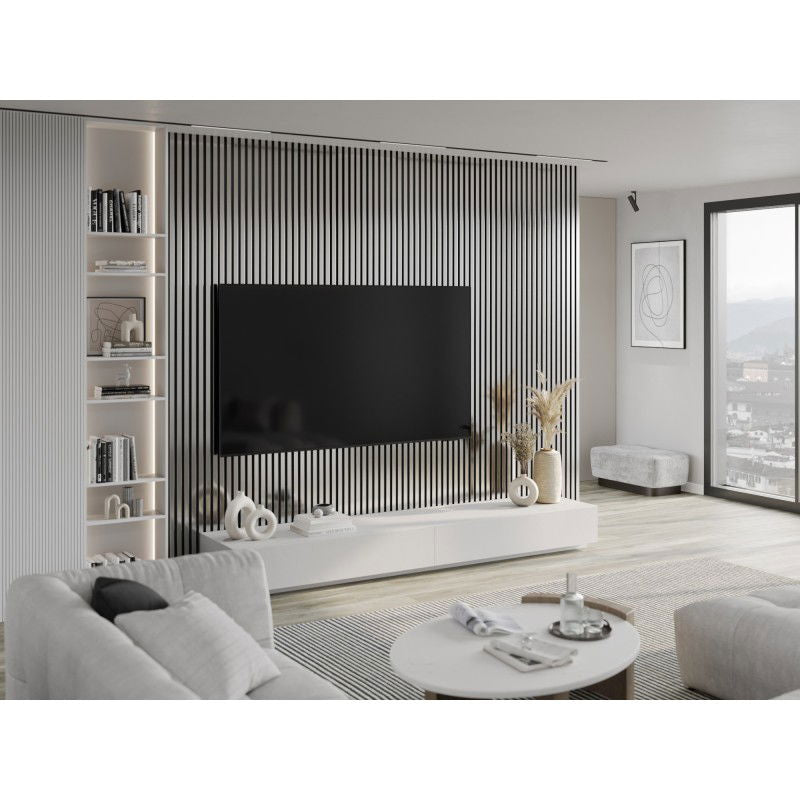 Veggplater kjøkken 275x31,5 cm sølv akustisk Mexen Lam – S105-275317-2812-056