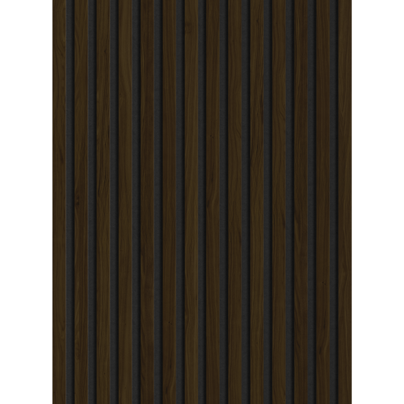 Veggplater kjøkken 275x31,5 cm wenge trestruktur Akustisk Mexen Lam – S105-275317-2812-071