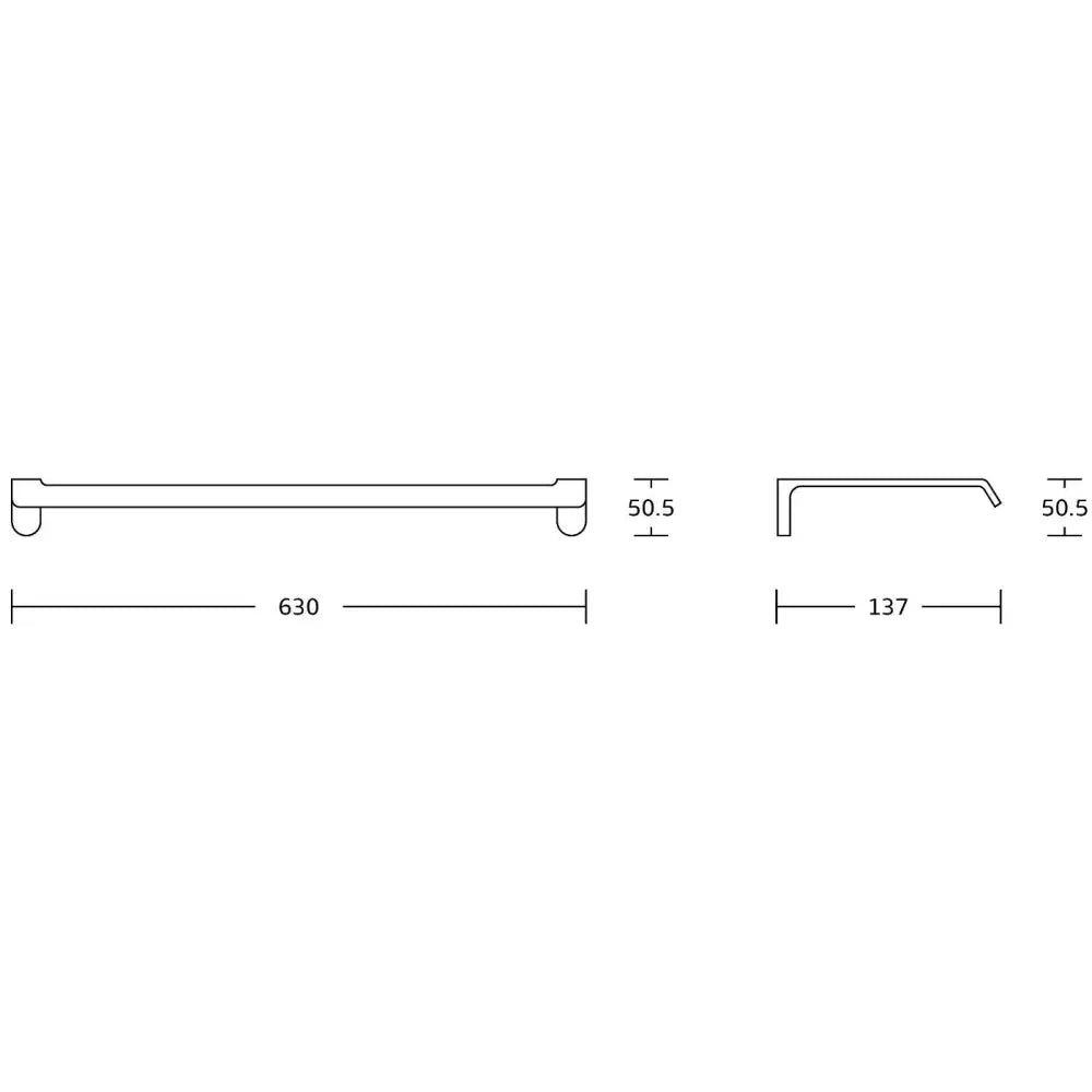 Mexen Lea Dobbel Håndklehenger Gull - 7026025