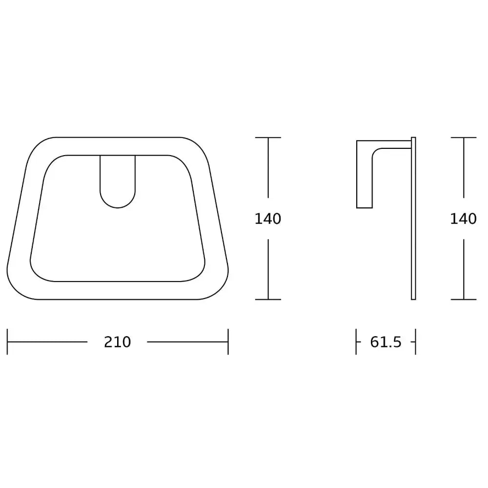 Mexen Lea Håndklehenger Gull - 7026032