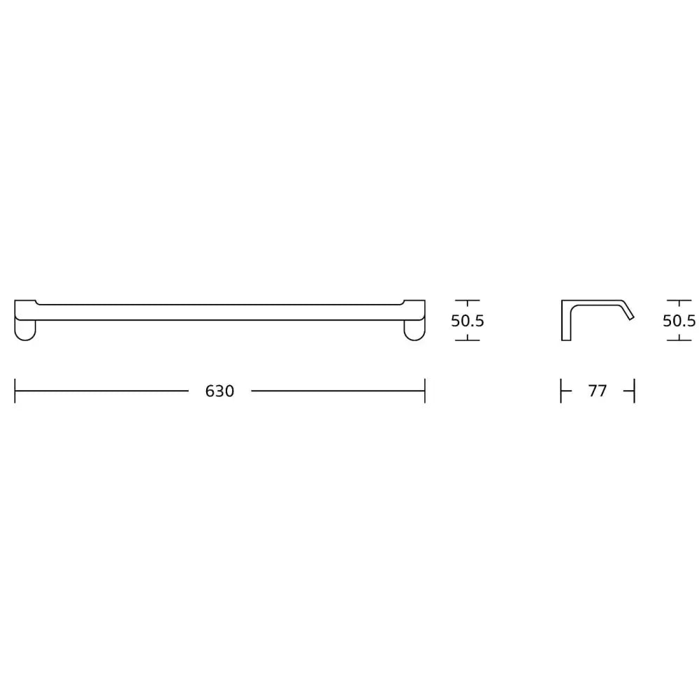 Mexen Lea Håndklekrok Krom - 7026024