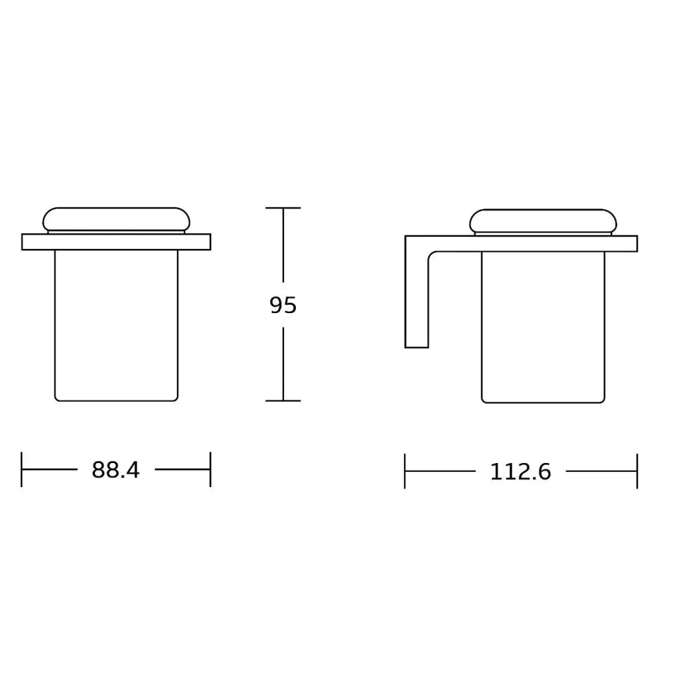 Mexen Lea Tannbørstekrus Krom - 7026038