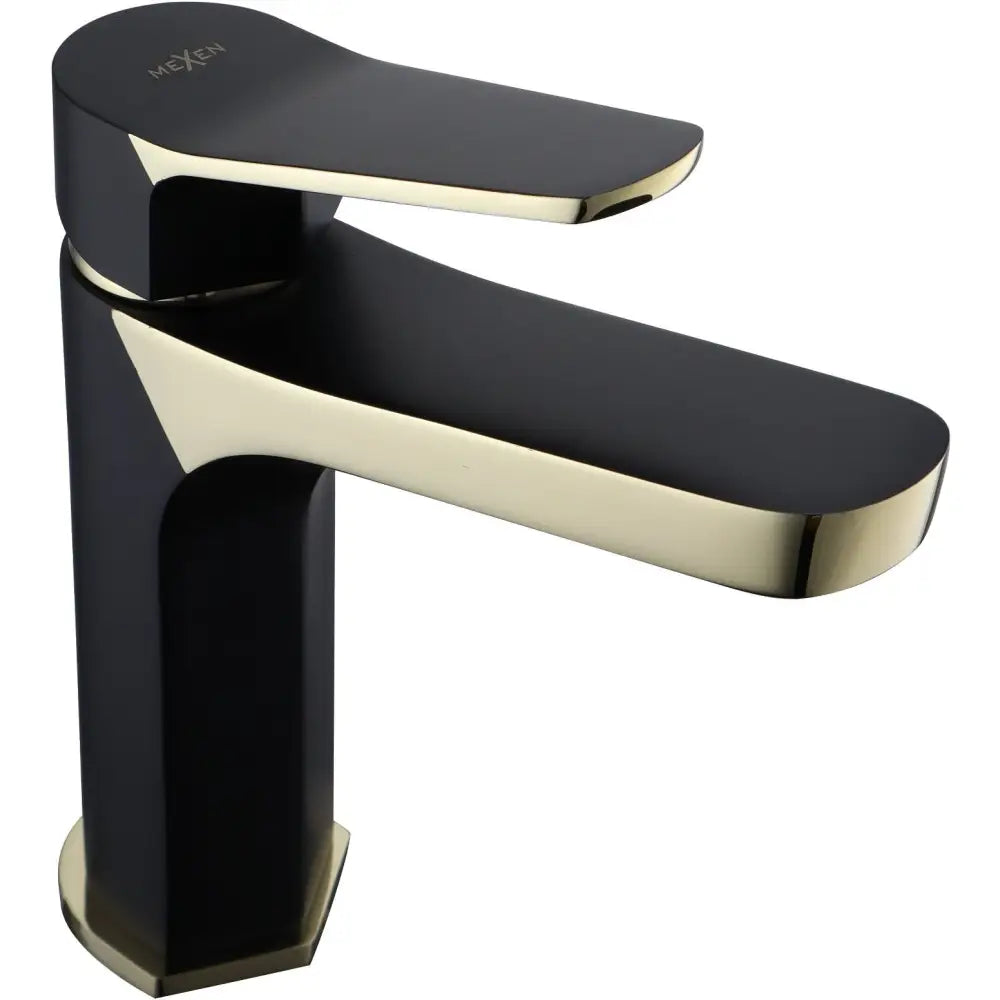 Mexen Lerma Servantbatteri Svart/gull - 74300-