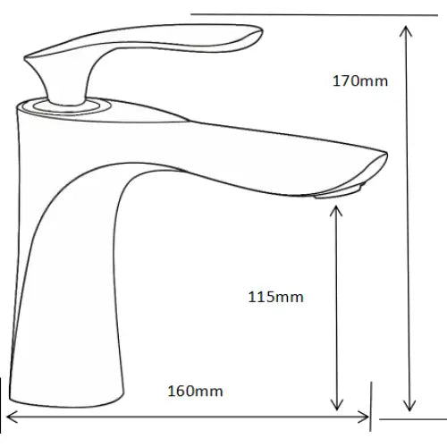 Mexen Lily Servantkran Svart - 73600-