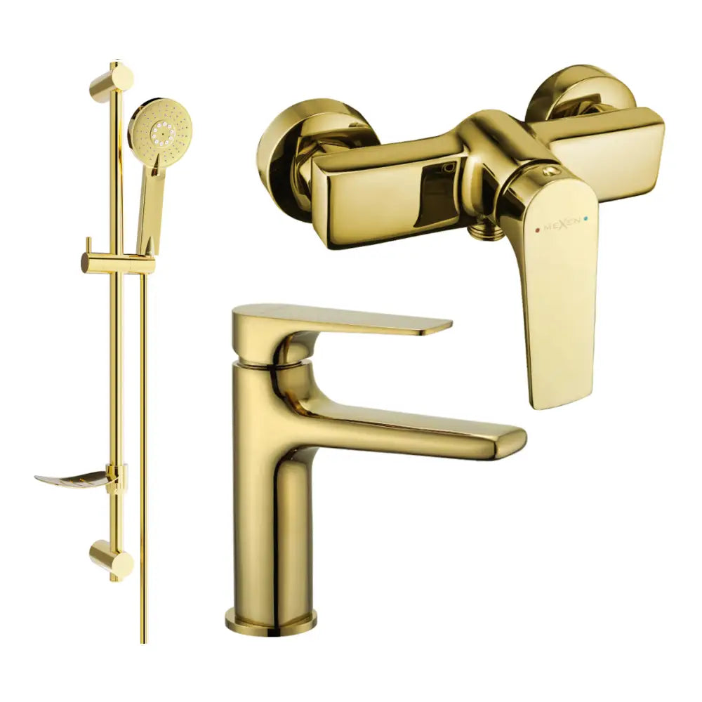 Mexen Lynx Df40 Dusjsett Gull - 745904df40