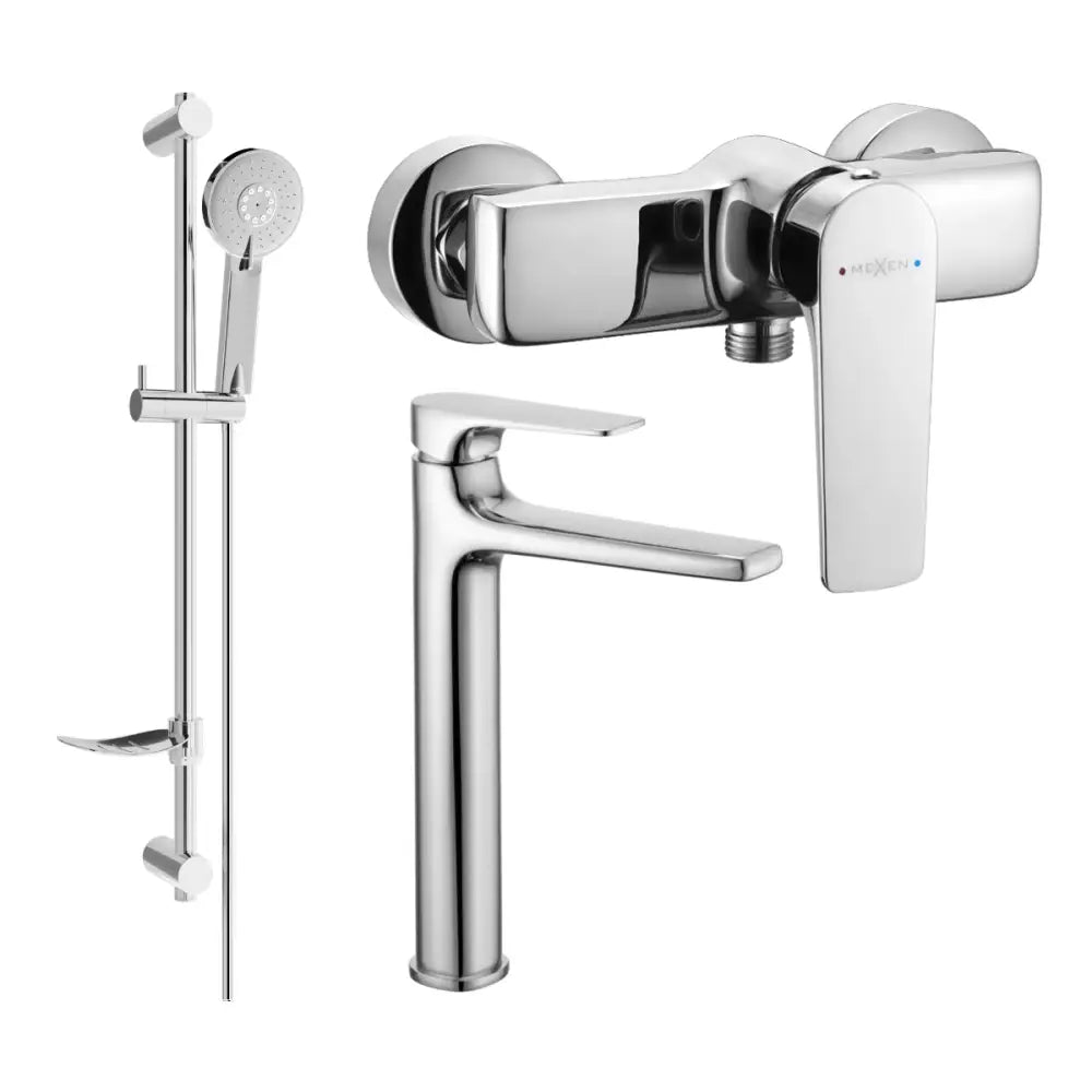 Mexen Lynx Df40 Dusjsett Krom - 745914df40
