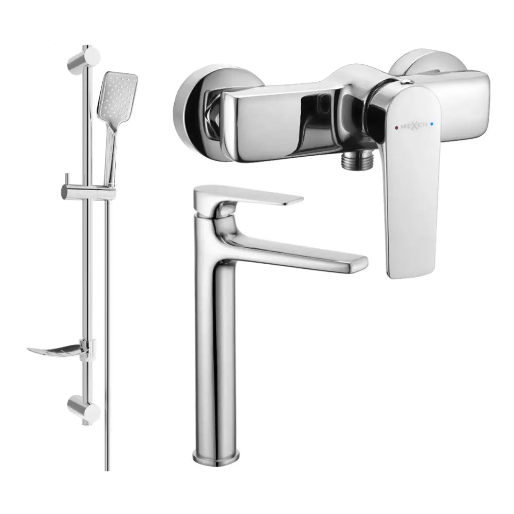 Mexen Lynx Df62 Dusjsett Krom - 745914df62